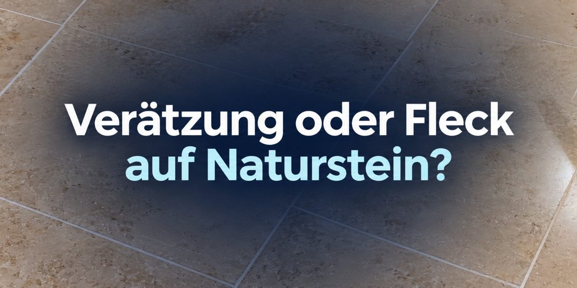 Verätzungen und Flecken auf Steinoberflächen